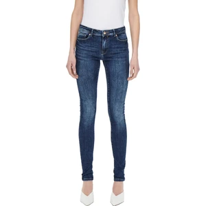 ONLY Dámske džínsy ONLPUSH Skinny Fit 15235035 Dark Blue Denim 25/32