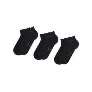 Sada 3 párů dámských nízkých ponožek BUGATTI - 6765 Dark Navy 545