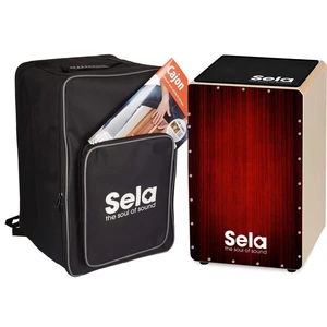 Sela SE 060 Varios Drevený cajon Červená