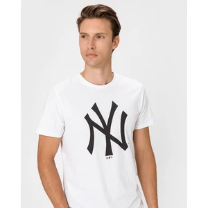 New Era New York Yankees Triko Bílá