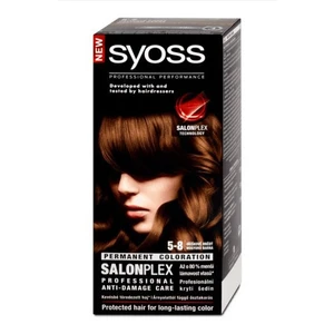 Syoss Permanent Coloration permanentná farba na vlasy odtieň 5-8 Hazelnut Brown