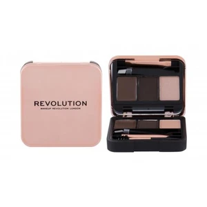 Makeup Revolution Brow Sculpt Kit sada pre dokonalé obočie odtieň Dark 2.2 g