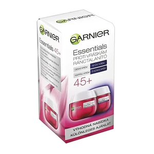 Garnier Dárková sada denního a nočního krému proti vráskám 45+ Essentials (Anti-Wrinkle Day & Night Cream) 2 x 50 ml