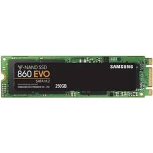 Interný SSD disk SATA M.2 2280 Samsung 860 EVO MZ-N6E250BW, 250 GB, Retail, M.2 SATA 6 Gb / s