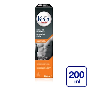 Veet Men Silk & Fresh hydratačný depilačný krém pre normálnu pokožku pre mužov 200 ml