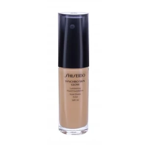 Shiseido Synchro Skin Glow Luminizing Fluid Foundation rozjasňující make-up SPF 20 odstín Golden 4 30 ml