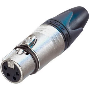 Xlr kabelová zásuvka neutrik nc4fxx, rovná, 4pól., 3,5 - 8 mm ,…