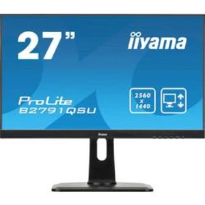 27" iiyama B2791QSU-B1 - TN,WQHD,1ms,350cd/m2, 1000:1,16:9,DVI,HDMI,DP,USB,repro,výškov.nast.,pivot