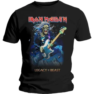 Iron Maiden Koszulka Eddie on Bass Czarny-Graficzny M