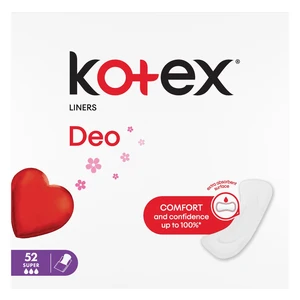 Kotex Super Deo slipové vložky 52 ks