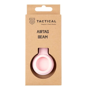 Puzdro Tactical Beam Silicone pro Airtag ružové puzdro na AirTag • silikón • krúžok z nerezovej ocele