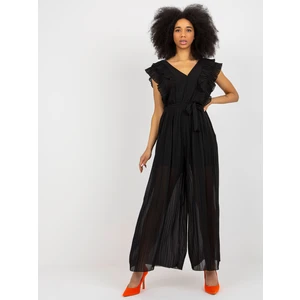OCH BELLA sleeveless black women's overall