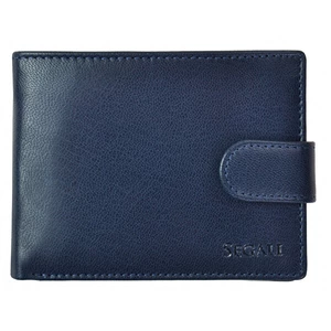 SEGALI Pánska kožená peňaženka 2511 blue