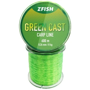 Zfish vlasec green cast carp line - 0,26 mm 600 m