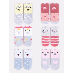 Yoclub Kids's 6Pack Socks SKA-0065G-000I-001