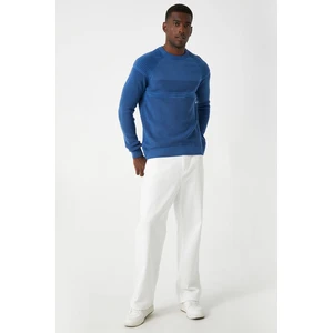 Koton Sweater - Blue - Relaxed fit