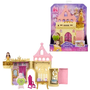 Mattel Disney Princess Malá bábika Bella a magické prekvapenie herný set