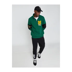 Koton Sweatshirt - Green - Relaxed fit
