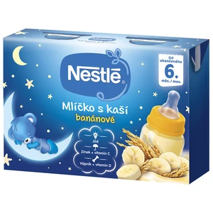 NESTLÉ Mlíčko banánové s kaší (2x 200 ml)