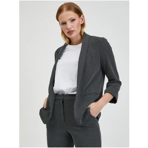 Orsay White and Black Ladies Patterned Jacket - Ladies