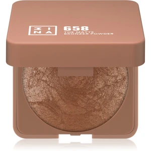 3INA The Bronzer Powder kompaktný bronzujúci púder odtieň 658 Sand 7 g