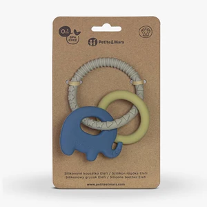 Petite&Mars Silicone teether kousátko Elefi 0 m+ 1 ks