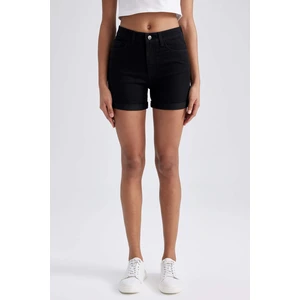 DEFACTO Jean Normal Waist Folded Leg Short