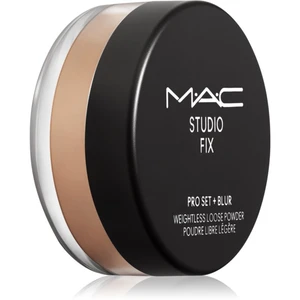 MAC Cosmetics Studio Fix Pro Set + Blur Weightless Loose Powder zmatňujúci fixačný púder odtieň Dark 6,5 g