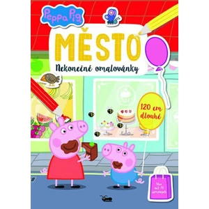 JIRI MODELS Omalovánky nekonečné Město Peppa Pig