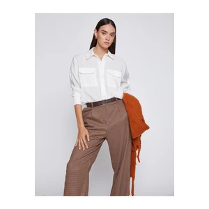 Koton Long Sleeve Shirt with Pocket Detail