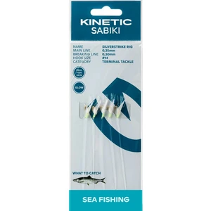 Kinetic náväzec sabiki silverstrike fishskin flash 150 cm - 14