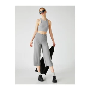 Koton Wide Leg Pants with Elastic Waist