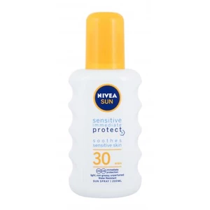 Nivea Sun Sensitive Immediate Protect+ SPF30 200 ml opalovací přípravek na tělo unisex