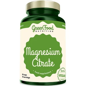 GREENFOOD NUTRITION Magnesium citrate 90 kapslí