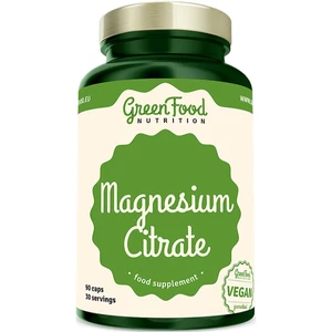 GREENFOOD NUTRITION Magnesium citrate 90 kapslí