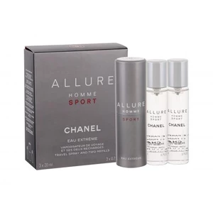 Chanel Allure Homme Sport Eau Extreme 3x20 ml toaletní voda pro muže poškozená krabička