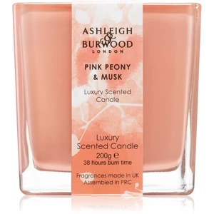 Ashleigh & Burwood London Life in Bloom Pink Peony & Musk vonná sviečka 200 g
