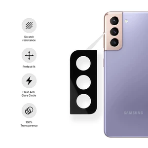 Ochranné sklo fotoaparátu FIXED pro Samsung Galaxy S21