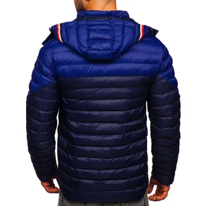 Geacă bleumarin matlasată Bolf M13012