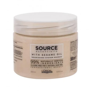 L´Oréal Professionnel Source Essentielle Nourishing Masque 300 ml maska na vlasy pro ženy na citlivou pokožku hlavy; na suché vlasy; Přírodní