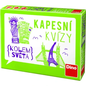 Dino kapesní kvízy kolem světa cestovní hra