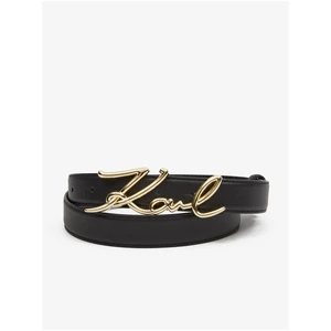 Opasek Karl Lagerfeld K/Signature Belt - Černá - M