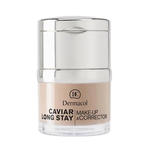 Dermacol Dlouhotrvající make-up s výtažky z kaviáru a zdokonalovací korektor (Caviar Long Stay Make-Up & Corrector) 30 ml 3 Nude