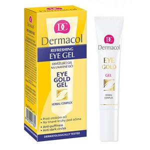 Dermacol Oční gel proti otokům, únavě a kruhům pod očima (Eye Gold Gel) 15 ml