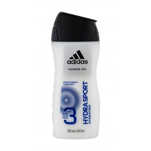 Adidas 3 Hydra Sport sprchový gél pre mužov 250 ml