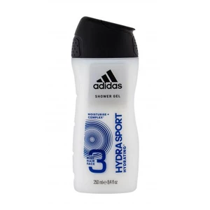 Adidas 3 Hydra Sport sprchový gel pro muže 250 ml