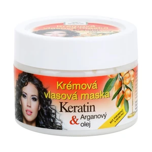 Bione Cosmetics Keratin Argan regeneračná maska na vlasy 260 ml