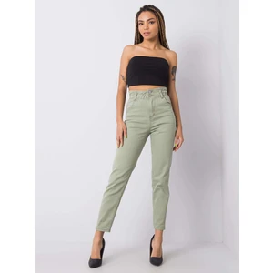 Beatrix RUE PARIS high waisted khaki jeans