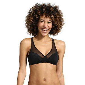 DIM GENEROUS WIREFREE BRA - Women's bra without bones - black