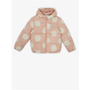 Light Pink Girly Polka Dot Quilted Jacket Tom Tailor - Girls